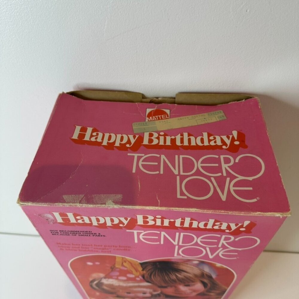 VINTAGE 1975 Mattel Happy Birthday Tender Love Doll NIB Rare New In Box - Picture 3 of 10